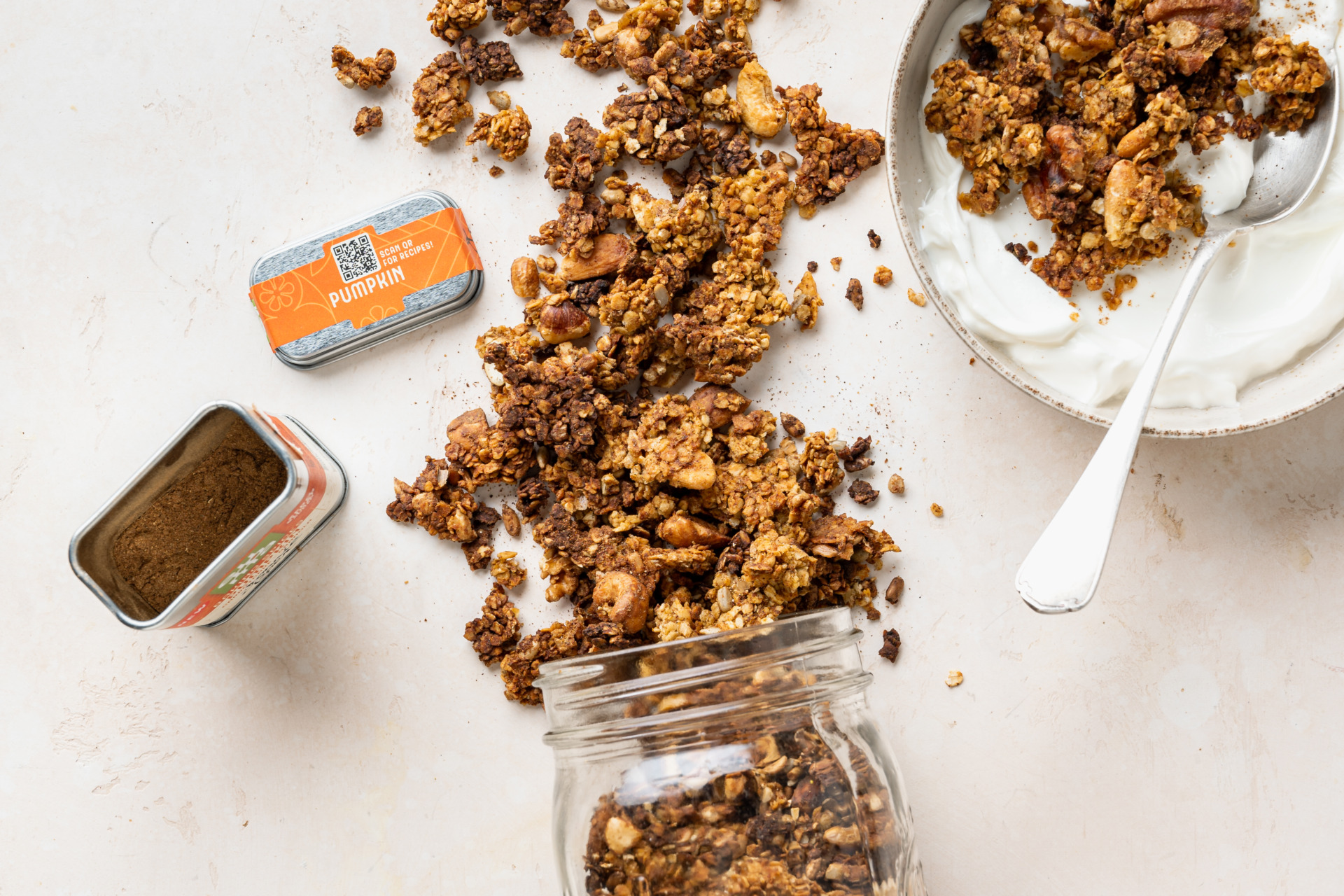 Granola met Pumpkin kruiden - Euroma